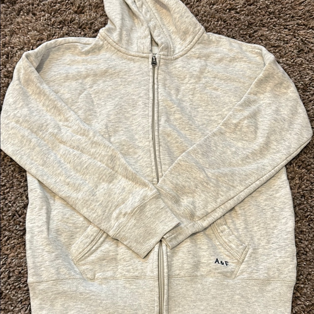 Abercrombie Kids oversized full zip hoodie. Size 9/10